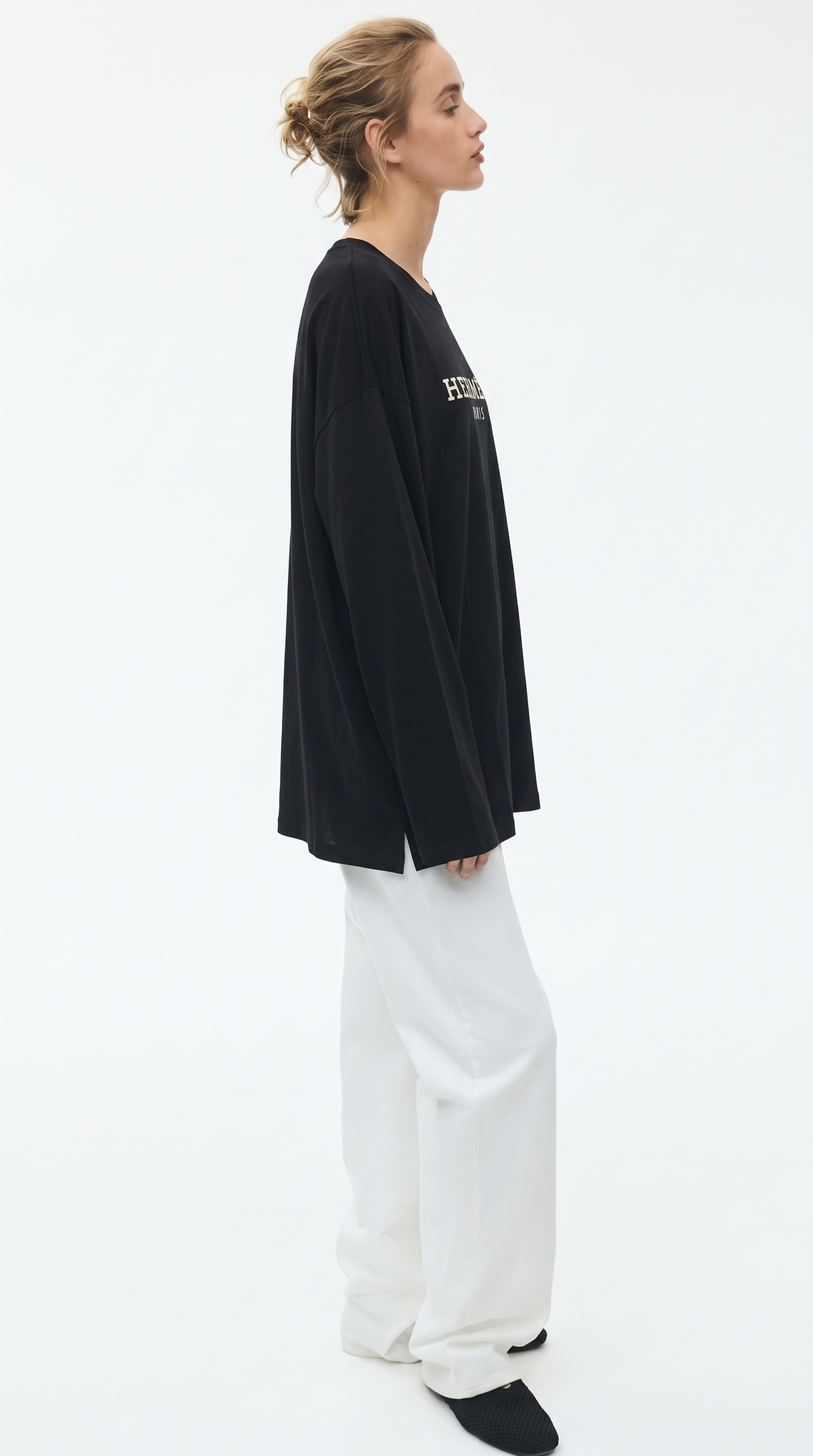 Black Hermes shirt
