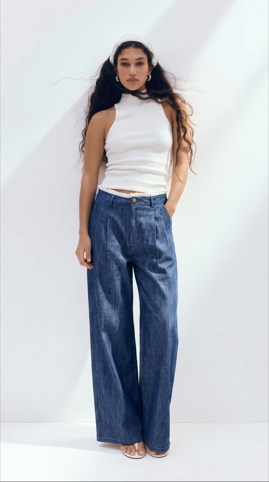 A wide High Jeans