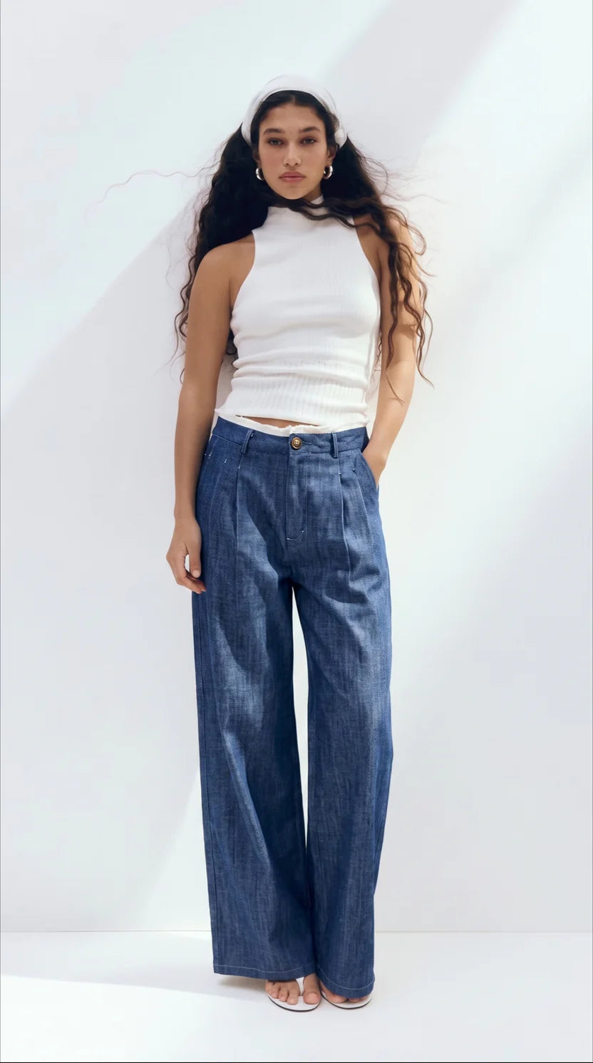 wide High Jeans