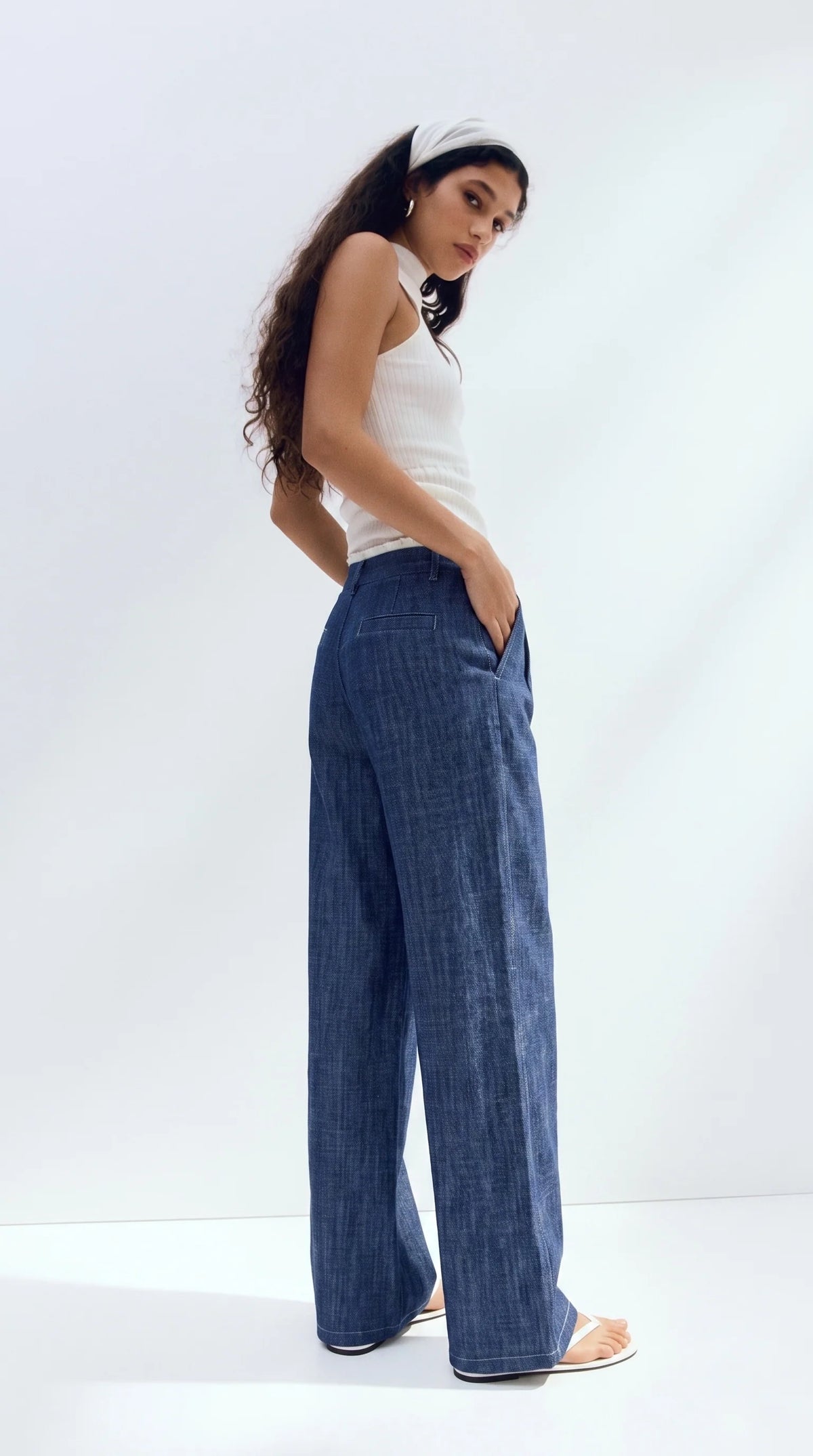 wide High Jeans